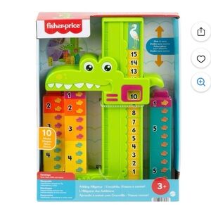 Fisher-Price Green and Orange Adding Alligator Toy